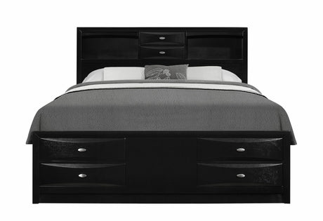 Linda Black Queen Bed