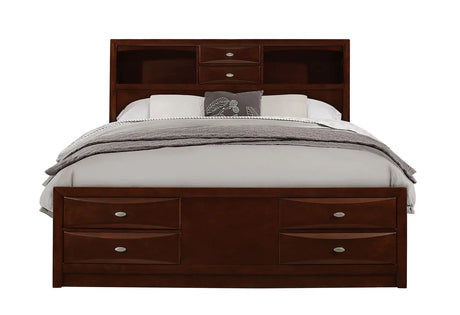 Linda Merlot Queen Bed
