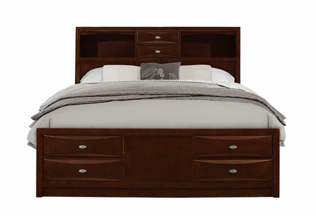 Linda Merlot King Bed
