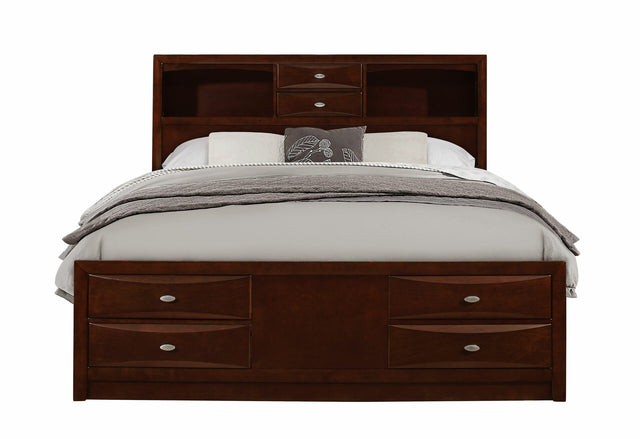 Linda Merlot King Bed