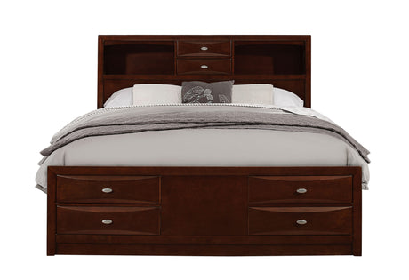 Linda Merlot Full Bed Group