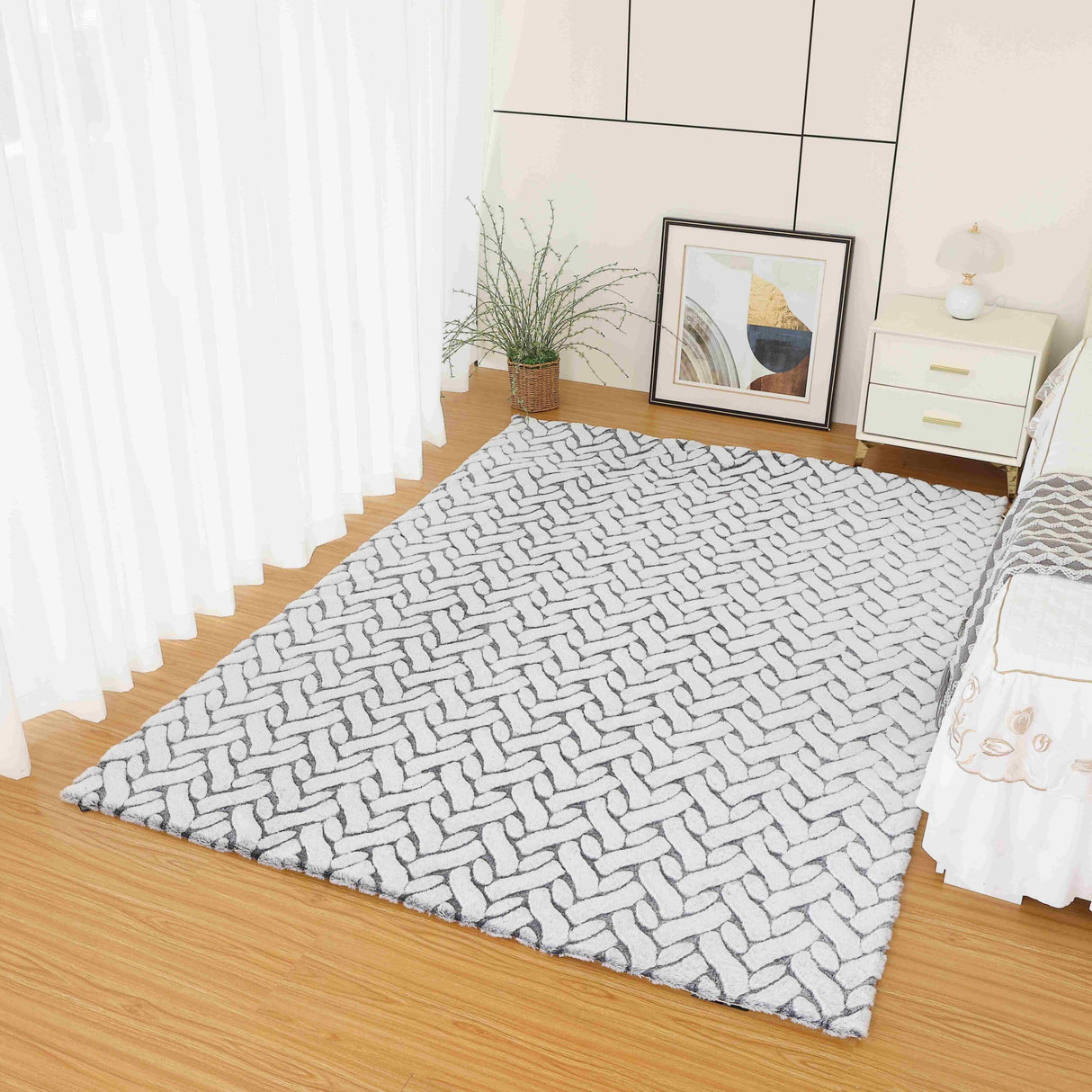 Vibe Shaggy Rug Lines