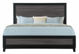 Lisbon Grey and Black King Bed