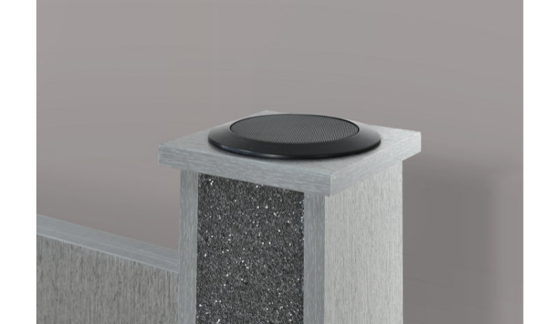 Logan Silver King Bed Group with LED and Speakers