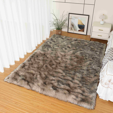 Lush Shaggy Rug Sand