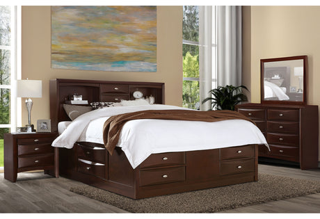 Linda Merlot King Bed Group