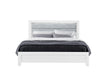 Luccia White Queen Bed with LED