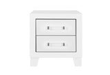 Luccia White Twin Bed Group with LED