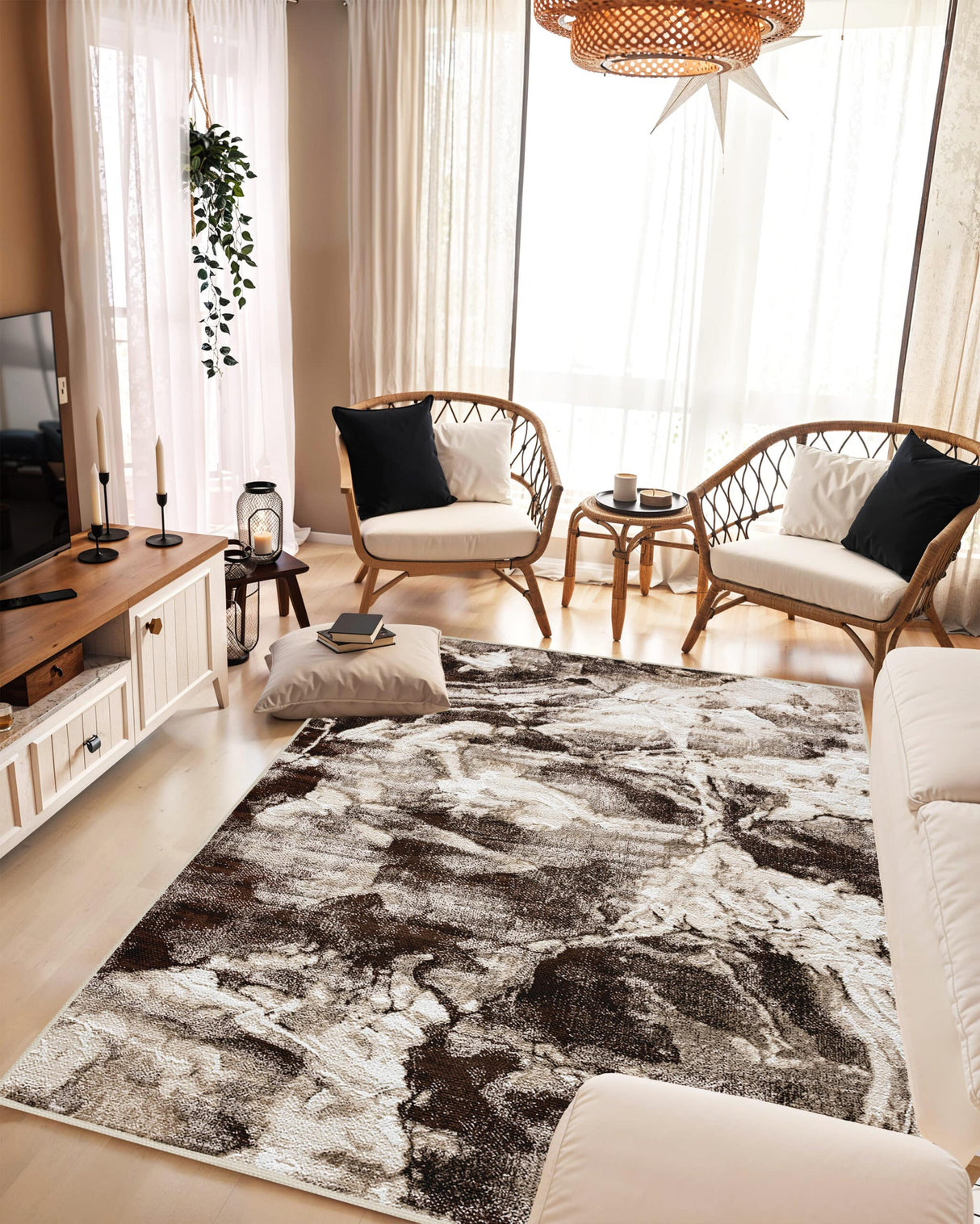 Marble Area Rug 10053