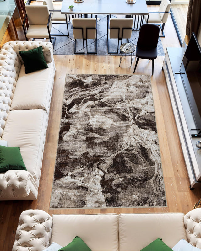 Marble Area Rug 10053 Beige