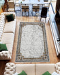 Marble Area Rug 1041 Grey