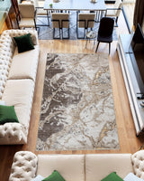Marble Area Rug 1046 Beige