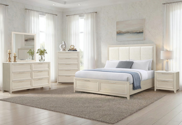 Mariah Beige King Bed Group