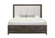 Mariah Dark Brown King Bed