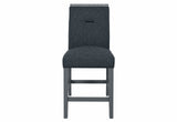 Monaco Dark Grey Bar Table and 4 Monaco Dark Grey Bar Stools
