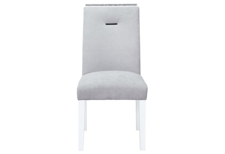 Monaco White Dining Table + Monaco Dining Chair