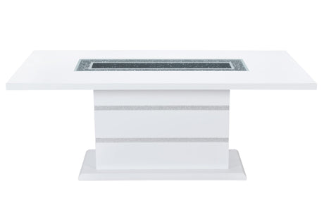 Monaco White Dining Table + Monaco Dining Chair