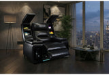 MVP Blanche Black Power Recliner with Power Headrest
