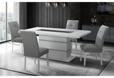 Monaco White Dining Table + Monaco Dining Chair