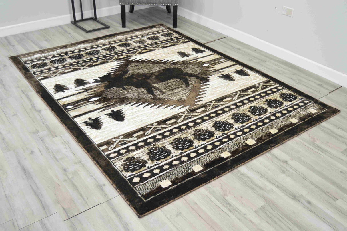 Moon Area Rug Moose