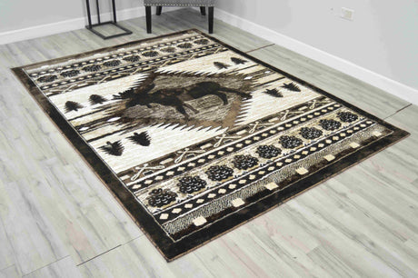 Moon Area Rug Moose