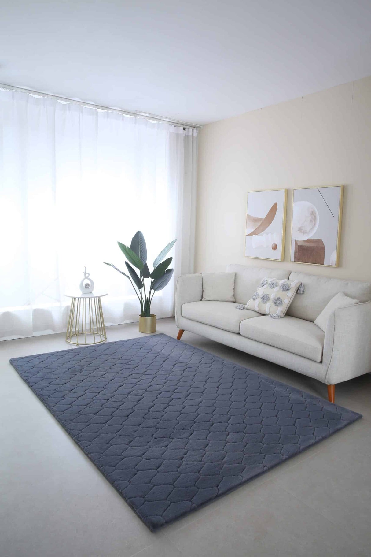 Nova Shaggy Rug Deep Grey