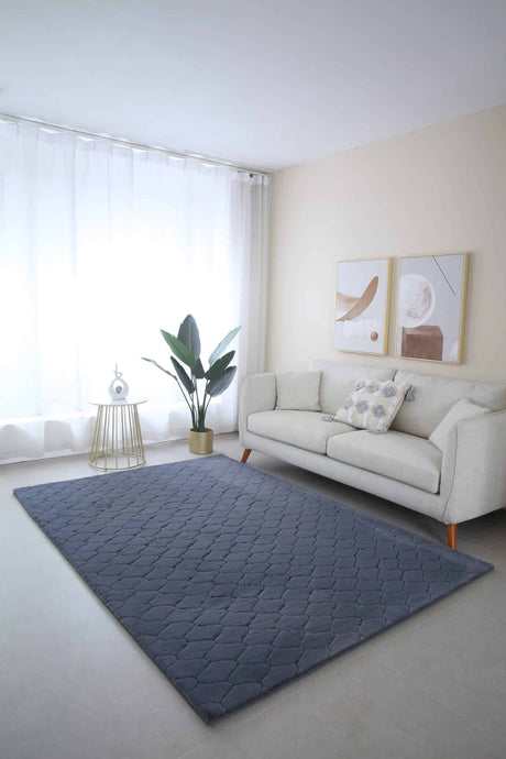 Nova Shaggy Rug Deep Grey