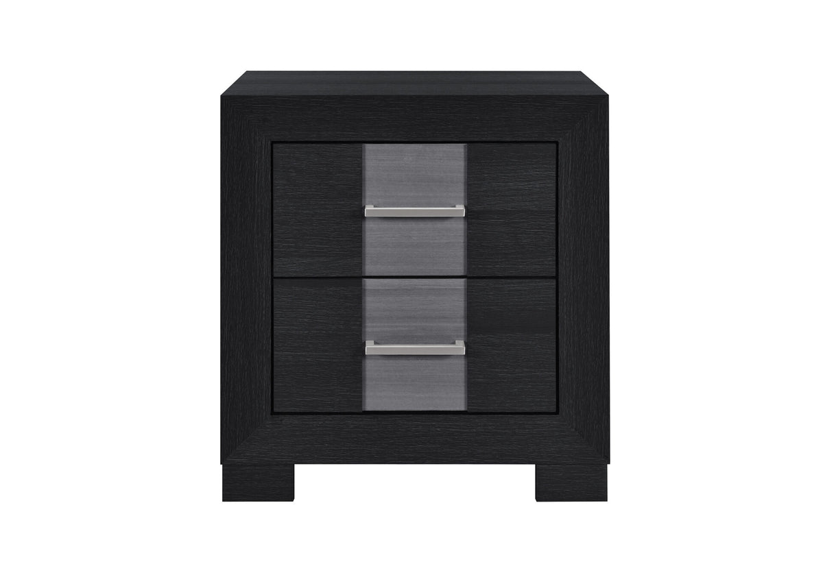 Optimus Black/Grey Nightstand