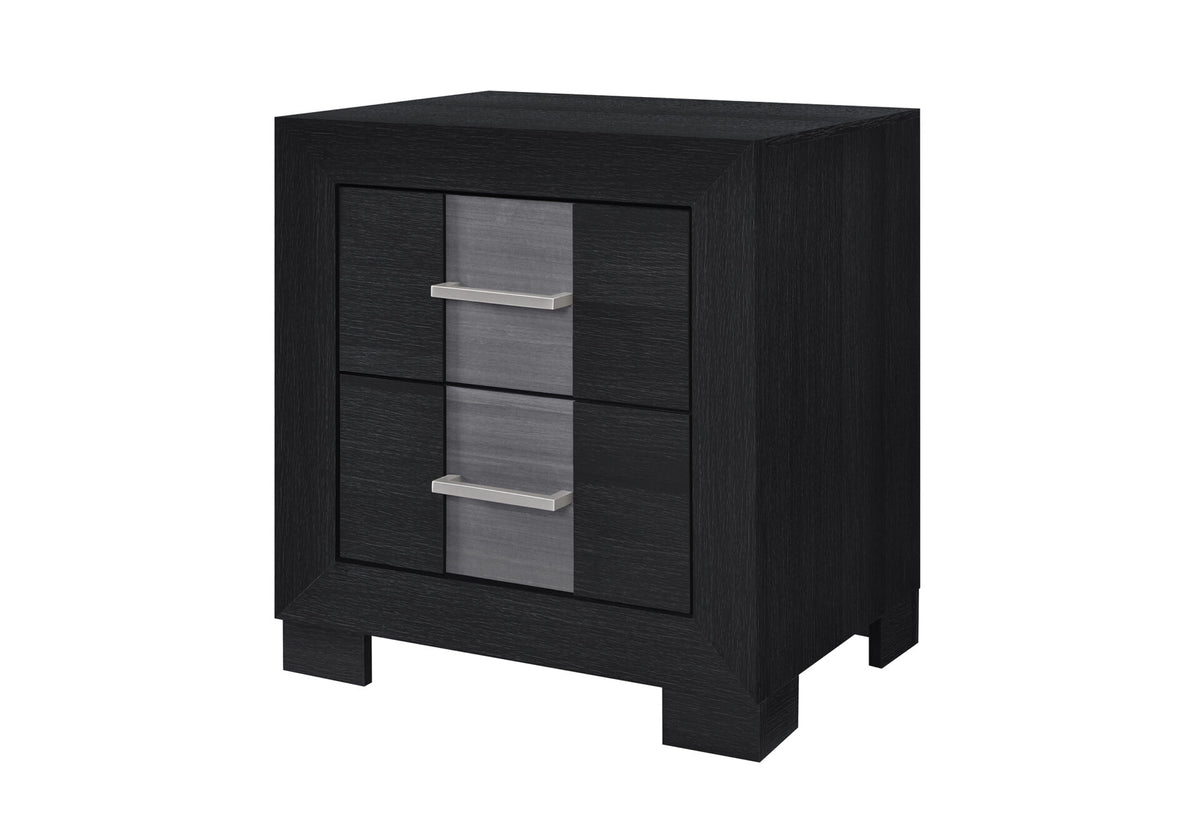 Optimus Black/Grey Nightstand