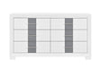 Optimus White/Grey Dresser