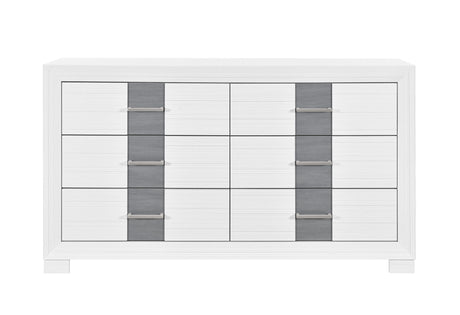 Optimus White/Grey Dresser