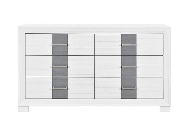 Optimus White/Grey Dresser