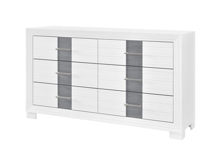 Optimus White/Grey Dresser