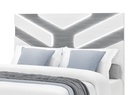 Optimus White King Bed Group
