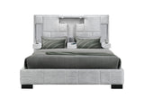 Oscar Grey King Bed No Wood Trim
