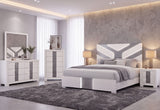 Optimus White Queen Bed Group
