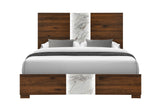 Phoebe Brown Queen Bed with LED