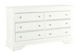 Pompei Metallic White Dresser