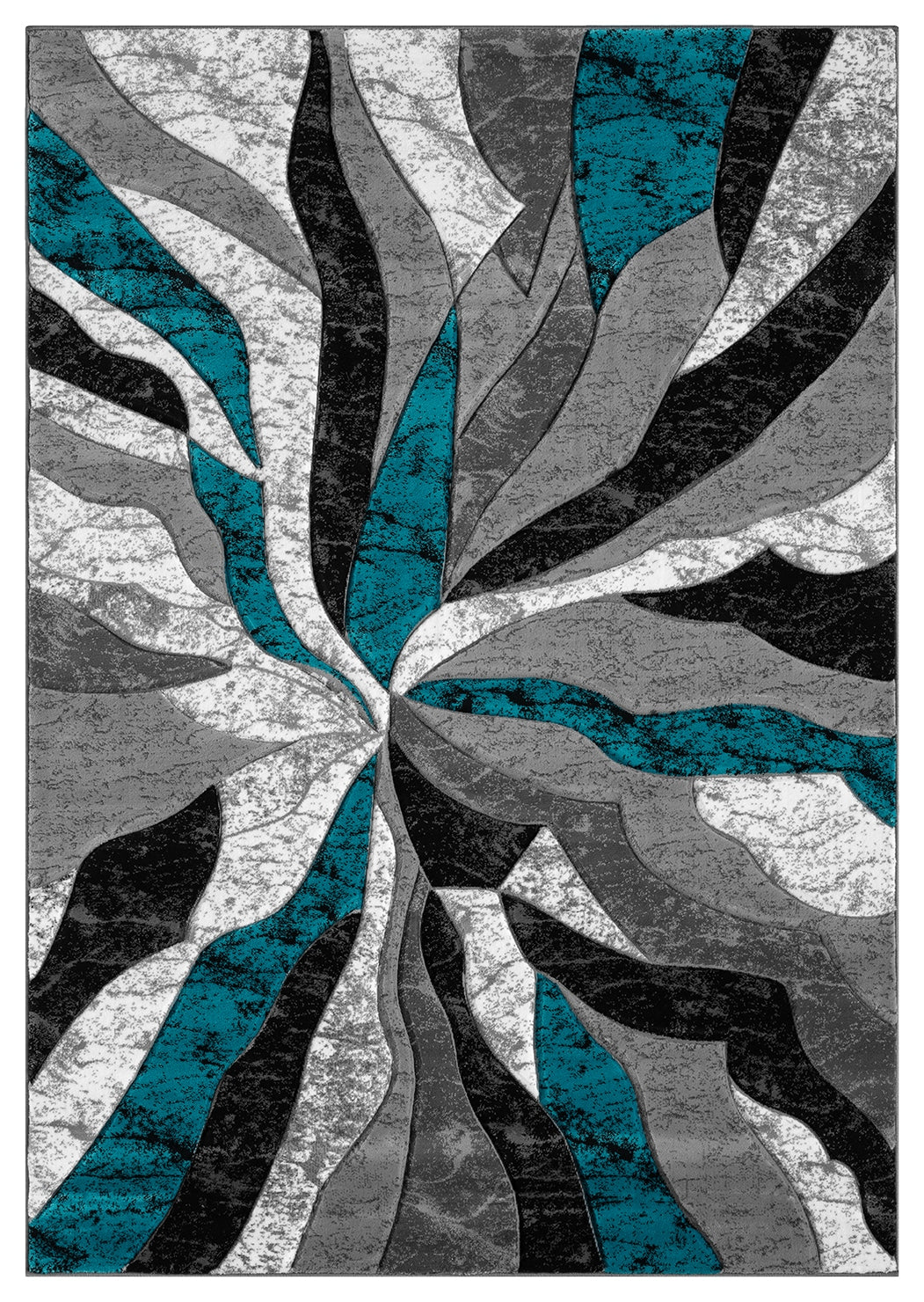 Premium Area Rug 2303 Turquoise