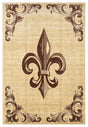 Premium Area Rug 5862 Brown
