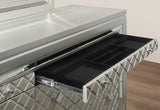 Paris Champagne Queen Bed Group with LED