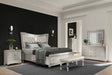 Paris Champagne Queen Bed Group with LED