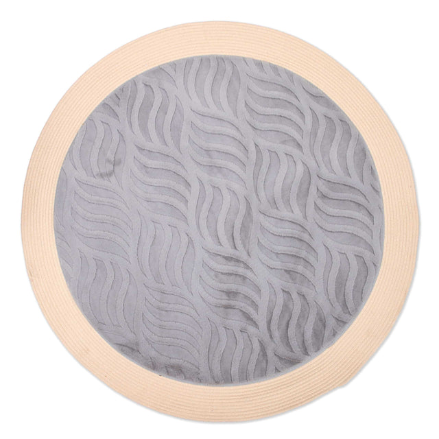 Sisal Shaggy Rug Grey