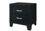Reid Black Full Bed Group with LED