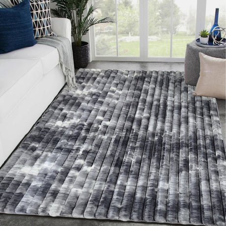 Sabastia Shaggy Rug Dark Grey