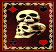 Star Area Rug Red Skull Red