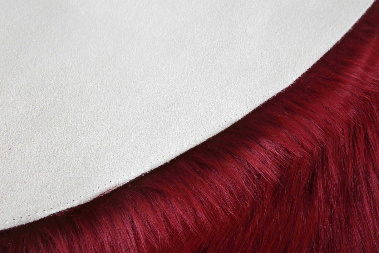 Faux Fur Rug Round