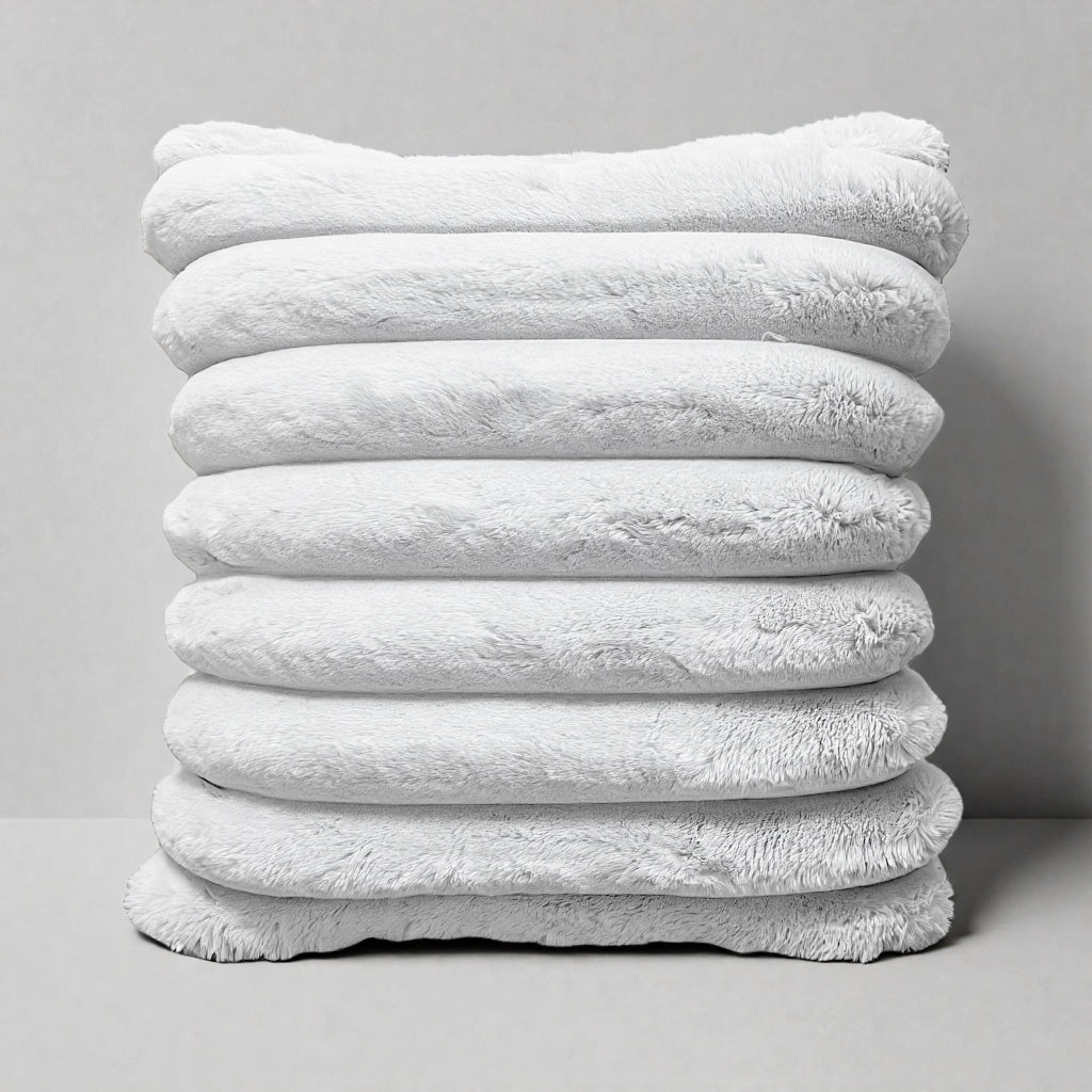 Sabastia Shaggy Rug White