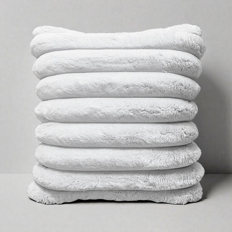 Sabastia Shaggy Rug White
