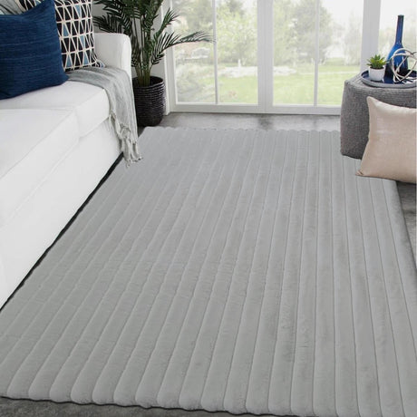 Sabastia Shaggy Rug Grey